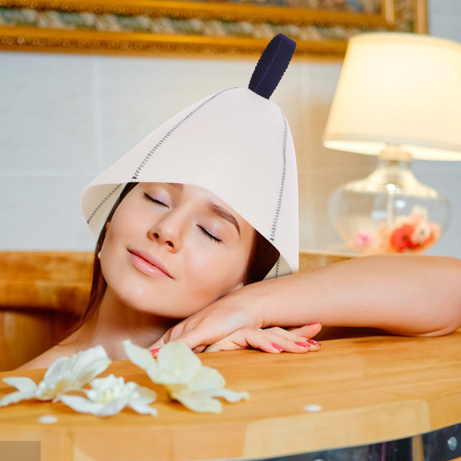 Heat Resistant Glove - Felt Sauna Hat, Gloves & Mat