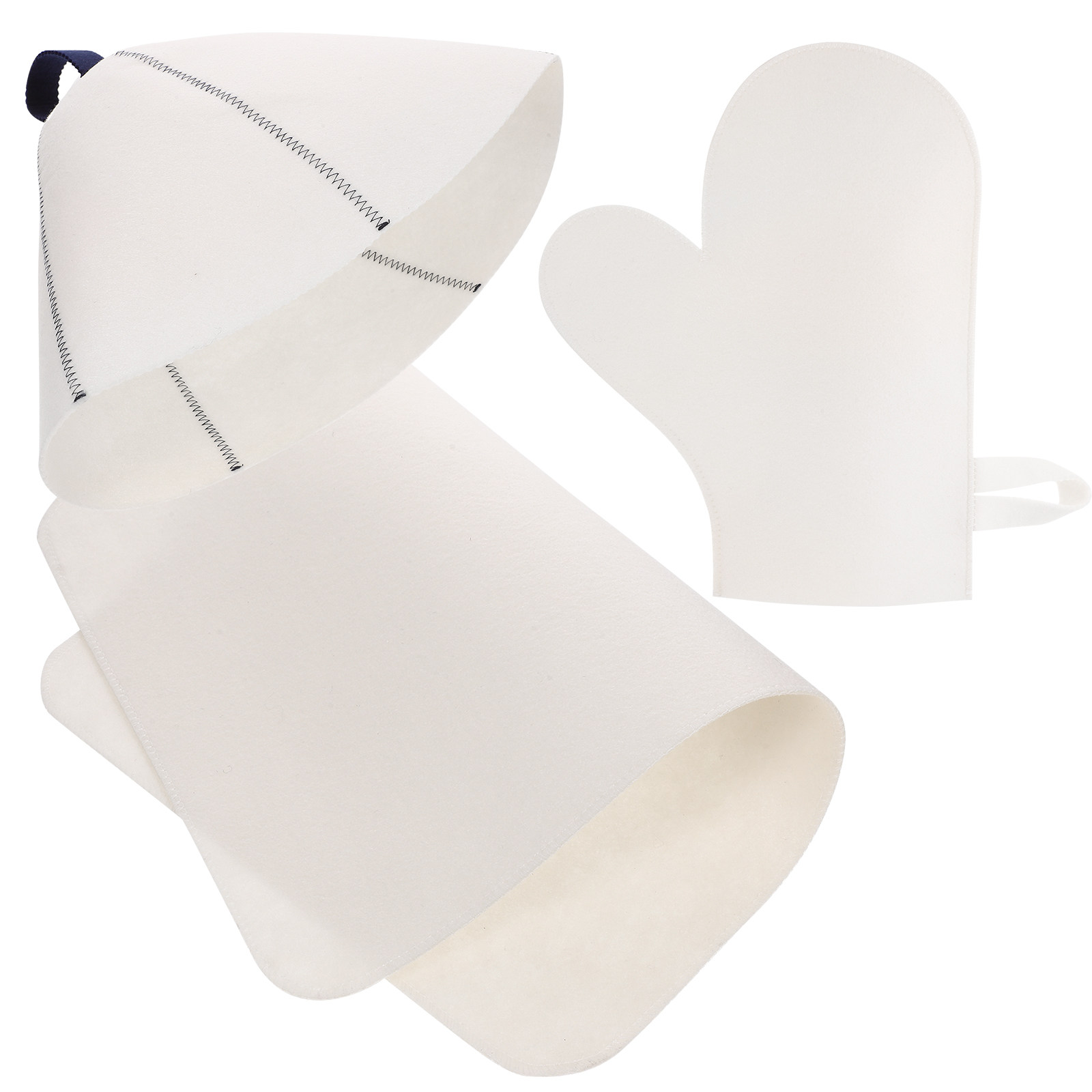 Felt Sauna Hat, Gloves & Mat S - Heat Resistant Glove review and price