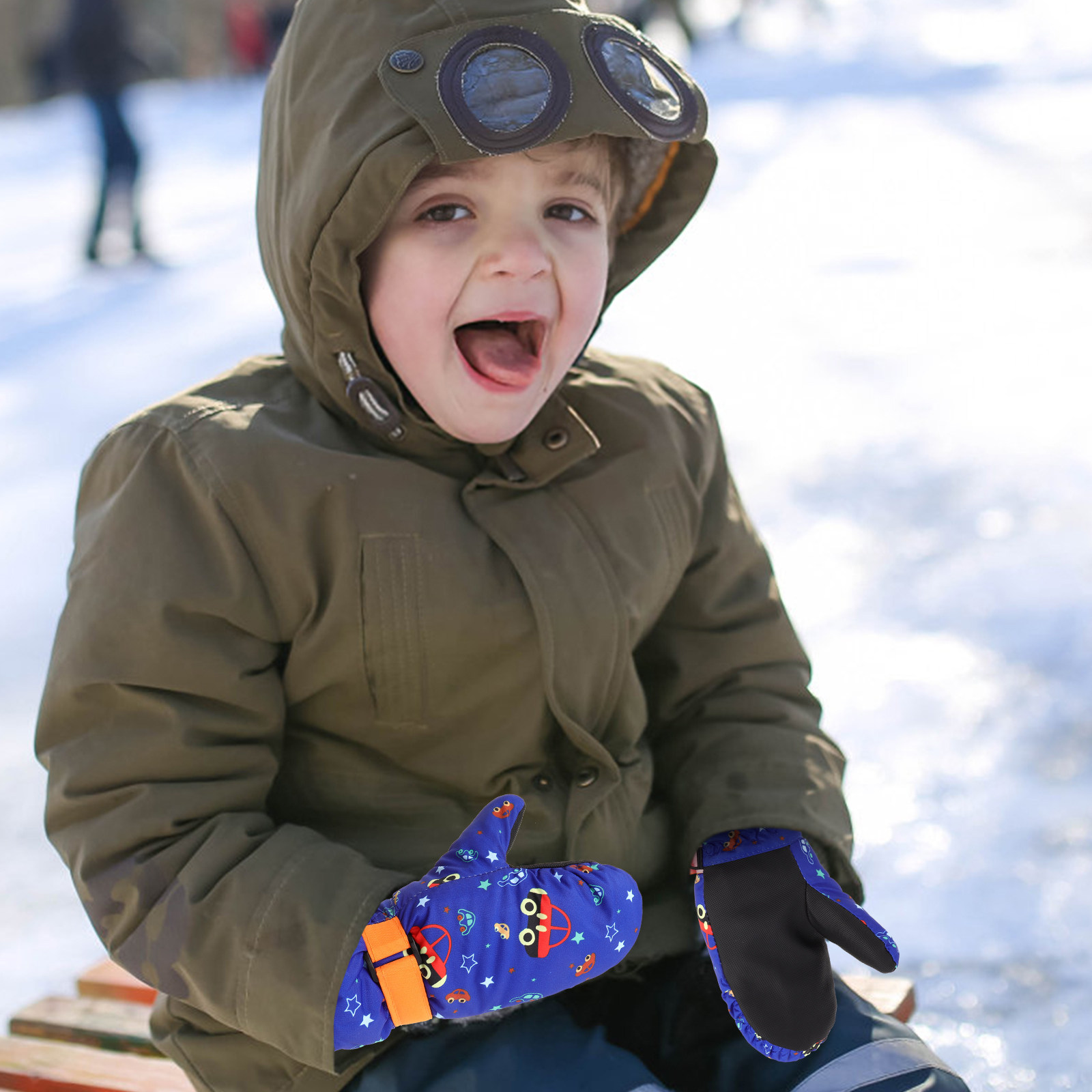1Pair Childrens Ski Gloves Wat - Ski Glove Waterproof review and price